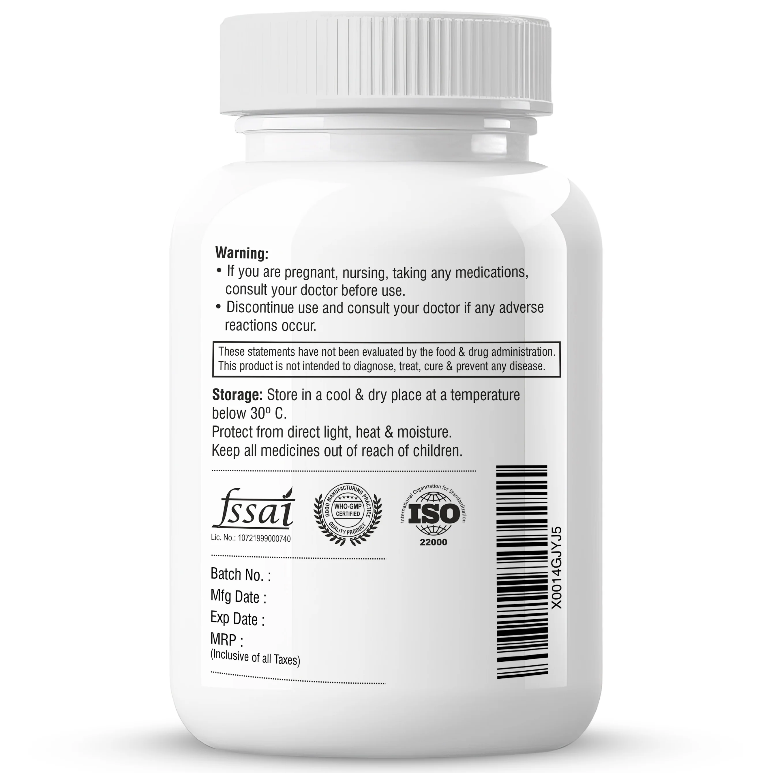 Biotrex Activated Charcoal 500mg Supplement For Healthy Digestive System - 60 Capsules - Image 8