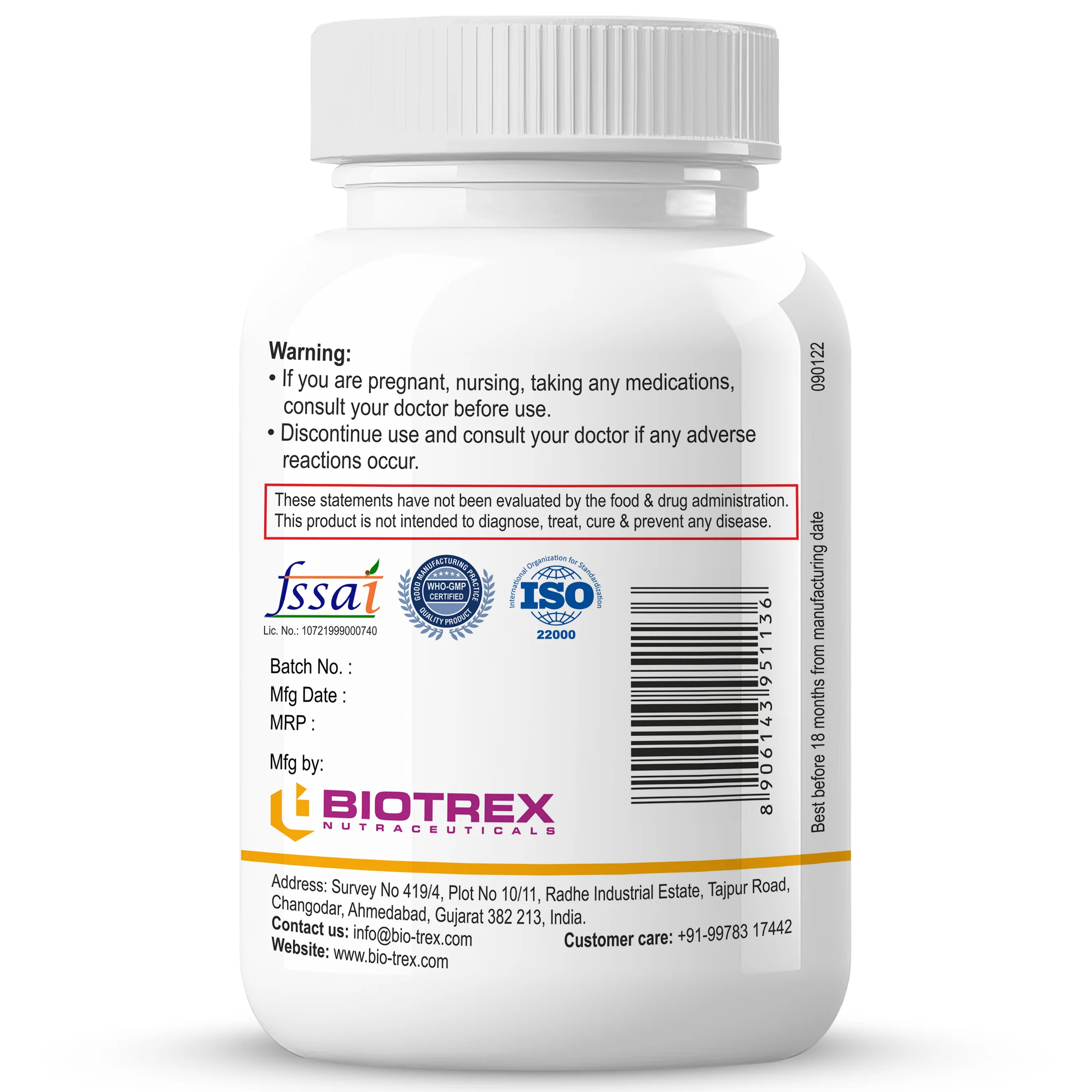 Biotrex Astragalus 500mg Supplement - 60 Veg Capsules - Image 8