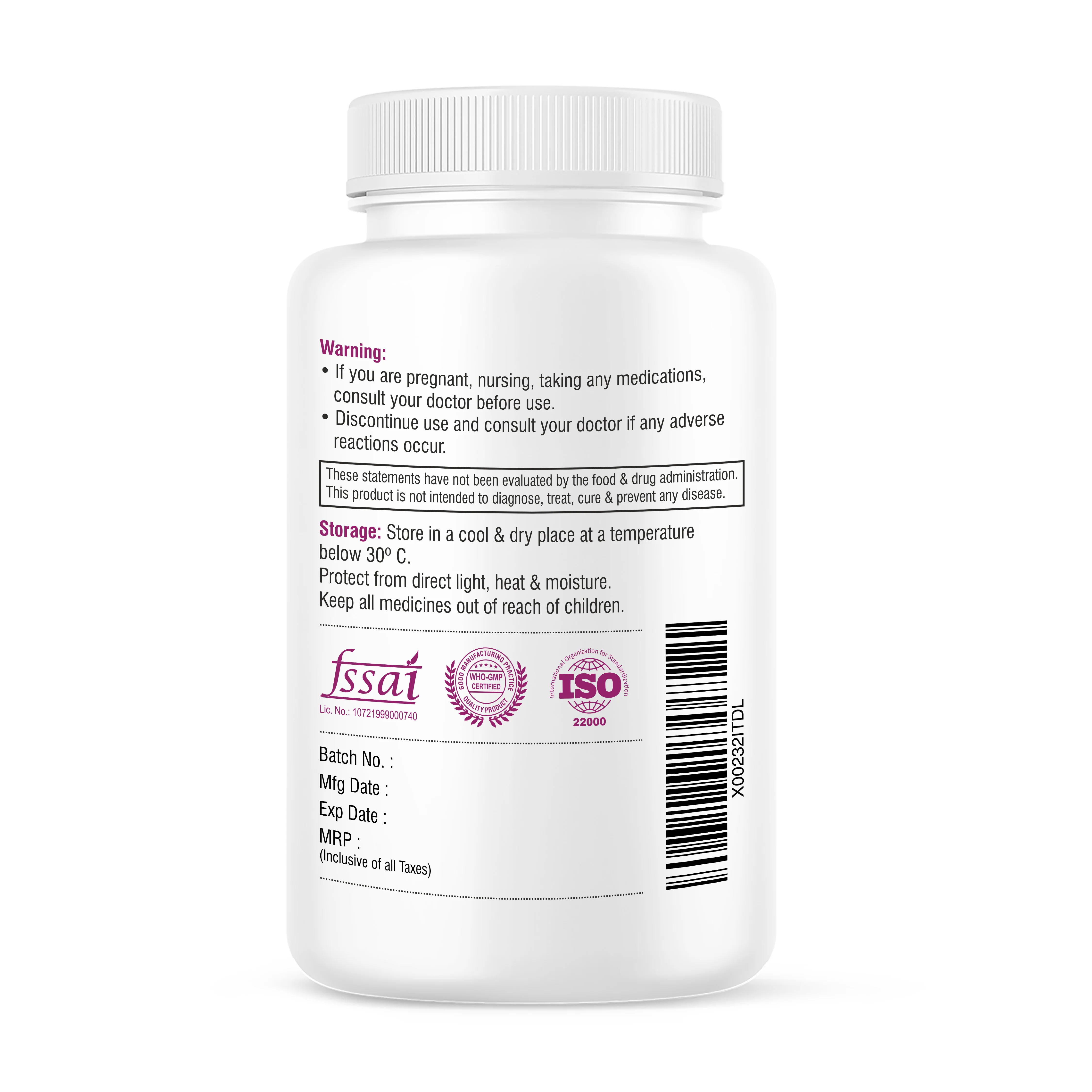 Biotrex Biotin Supplement For Hair, Skin & Nails, Enriched With Amla, Brahmi, Lycopene & Bamboo Extract - 90 Tablets - Image 3