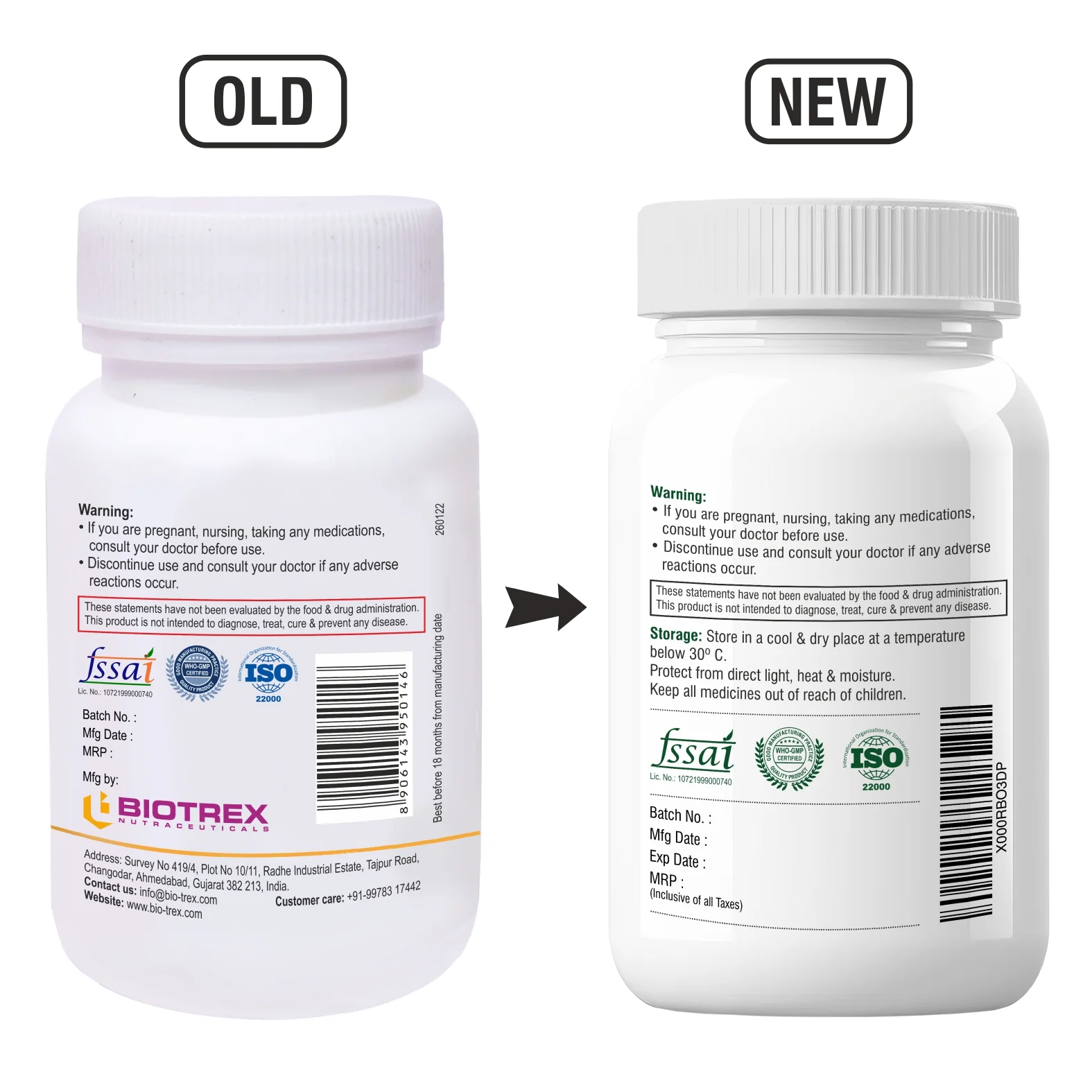 Biotrex Carica Papaya 500mg - 60 Capsules - Image 12