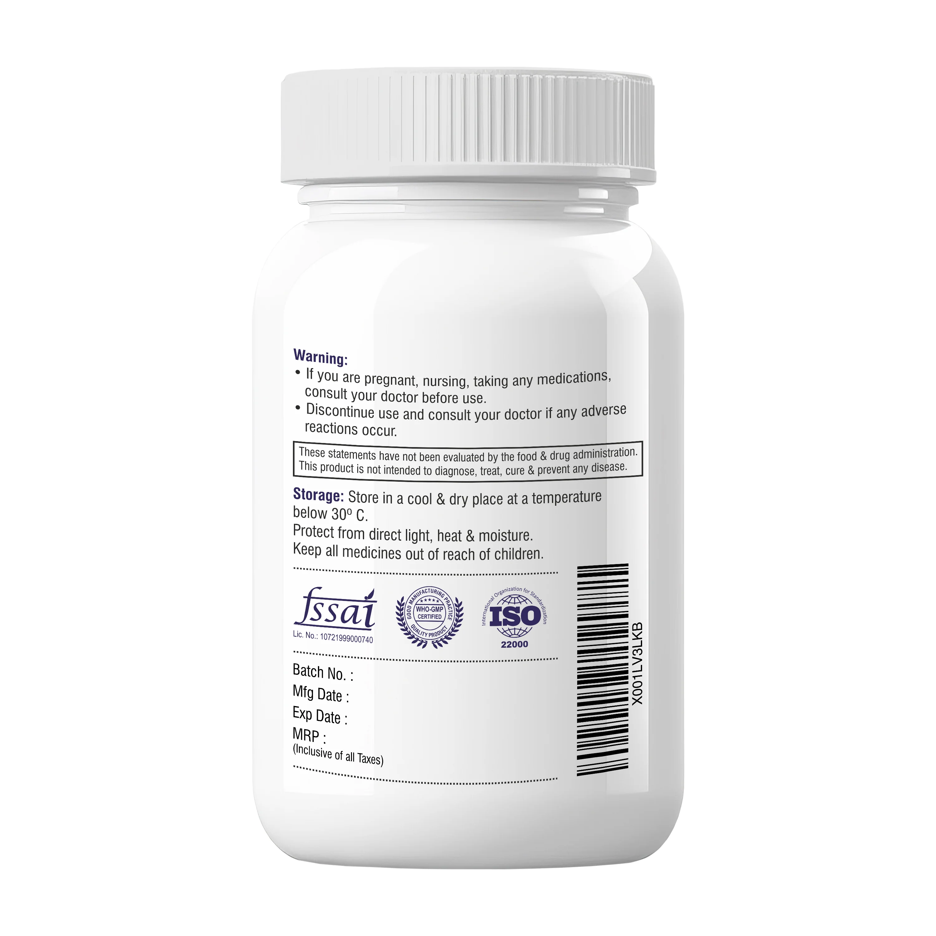 Biotrex Chromium Picolinate 200mcg - 60 Capsules - Image 3