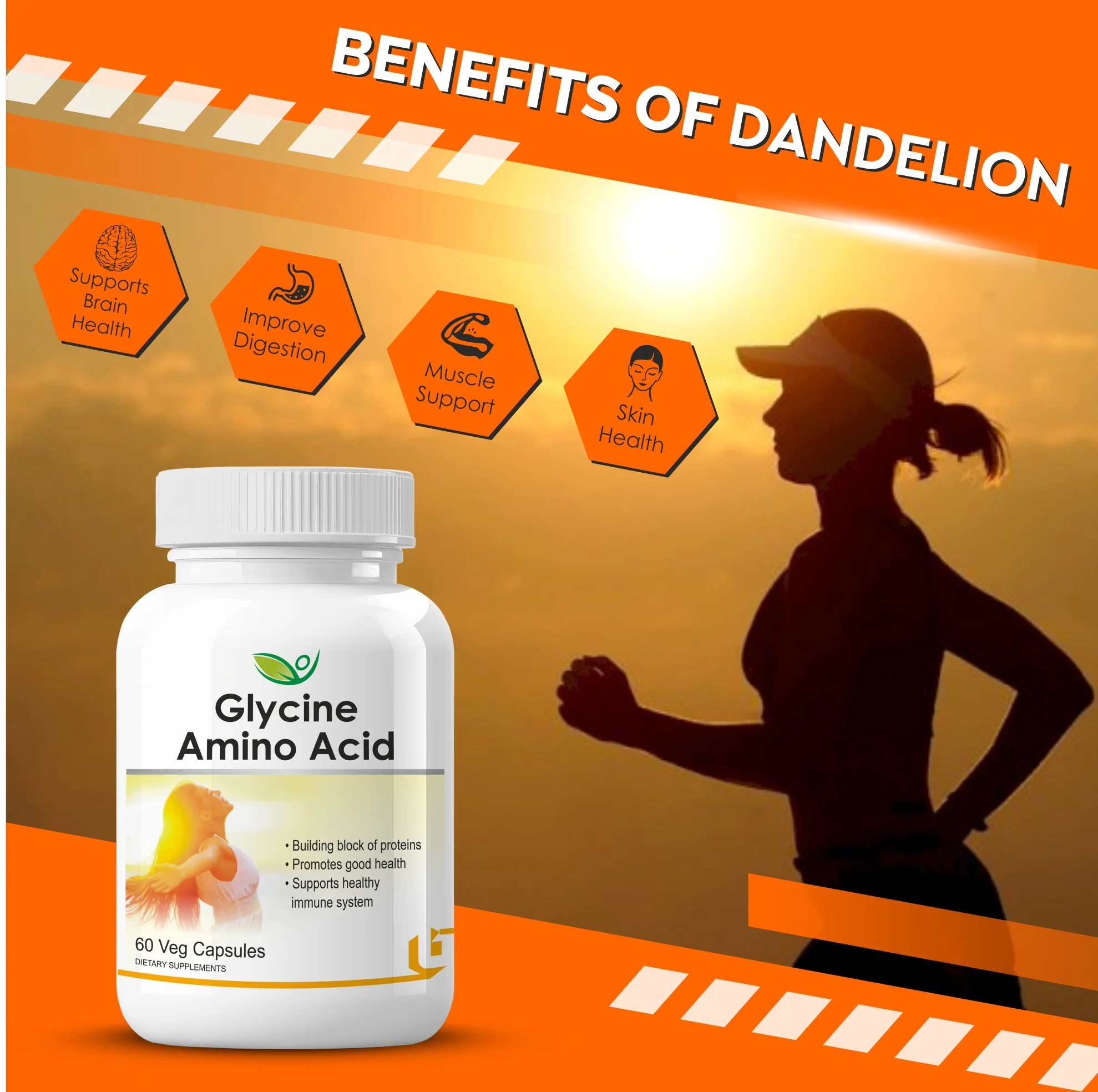 Biotrex Glycine Amino Acid - 60 Capsules - Image 3
