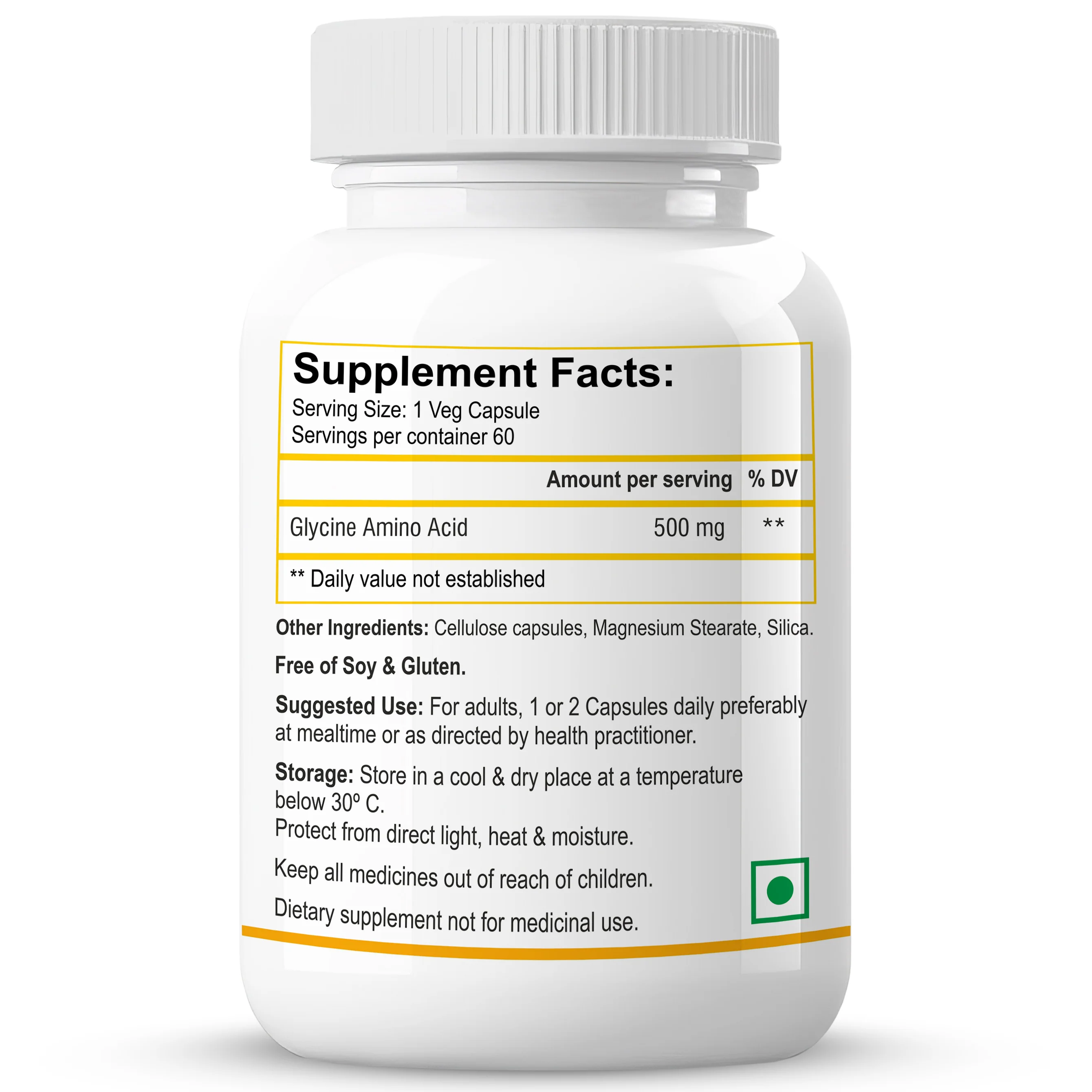Biotrex Glycine Amino Acid - 60 Capsules - Image 7