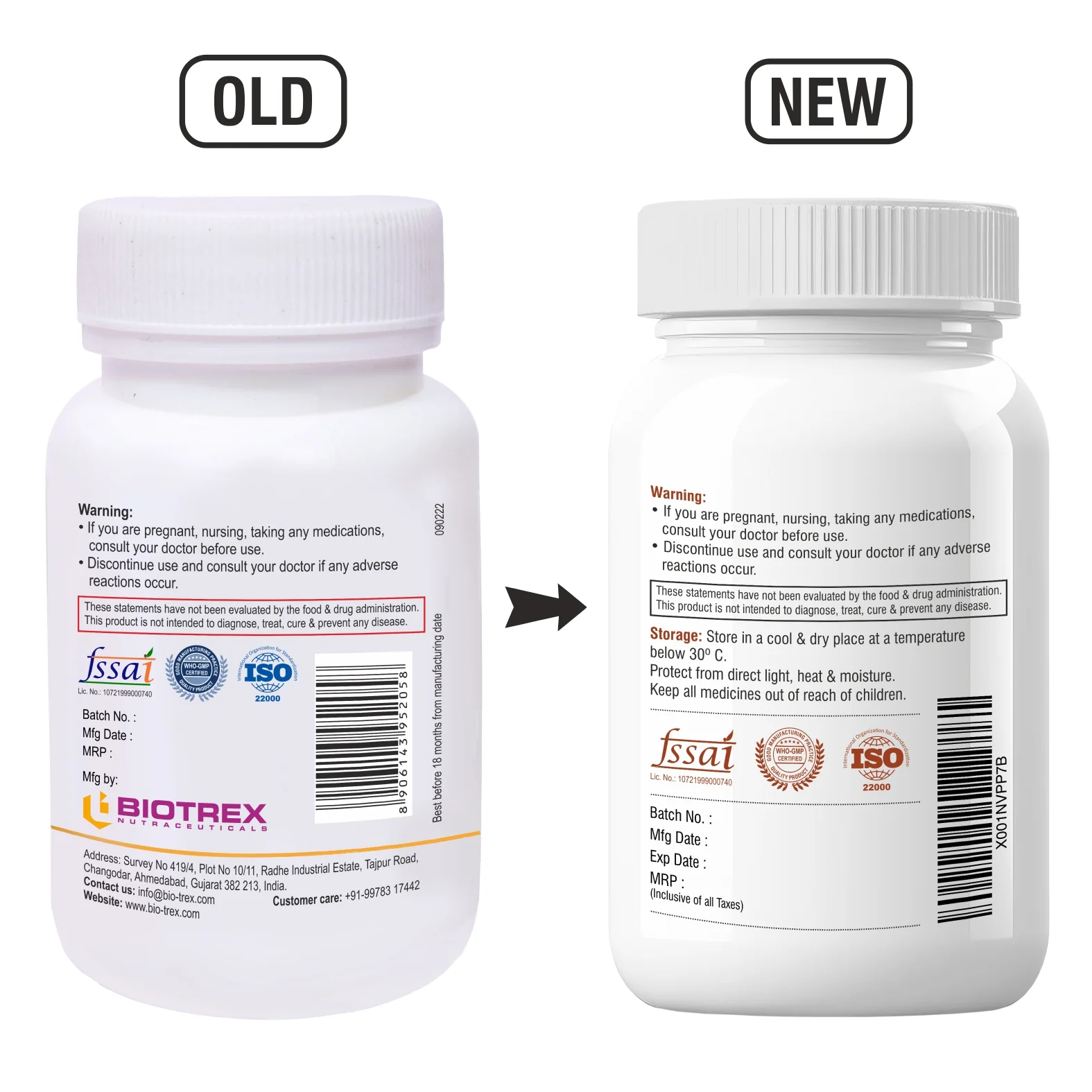 Biotrex L-Tyrosine 500mg - 60 Capsules - Image 12
