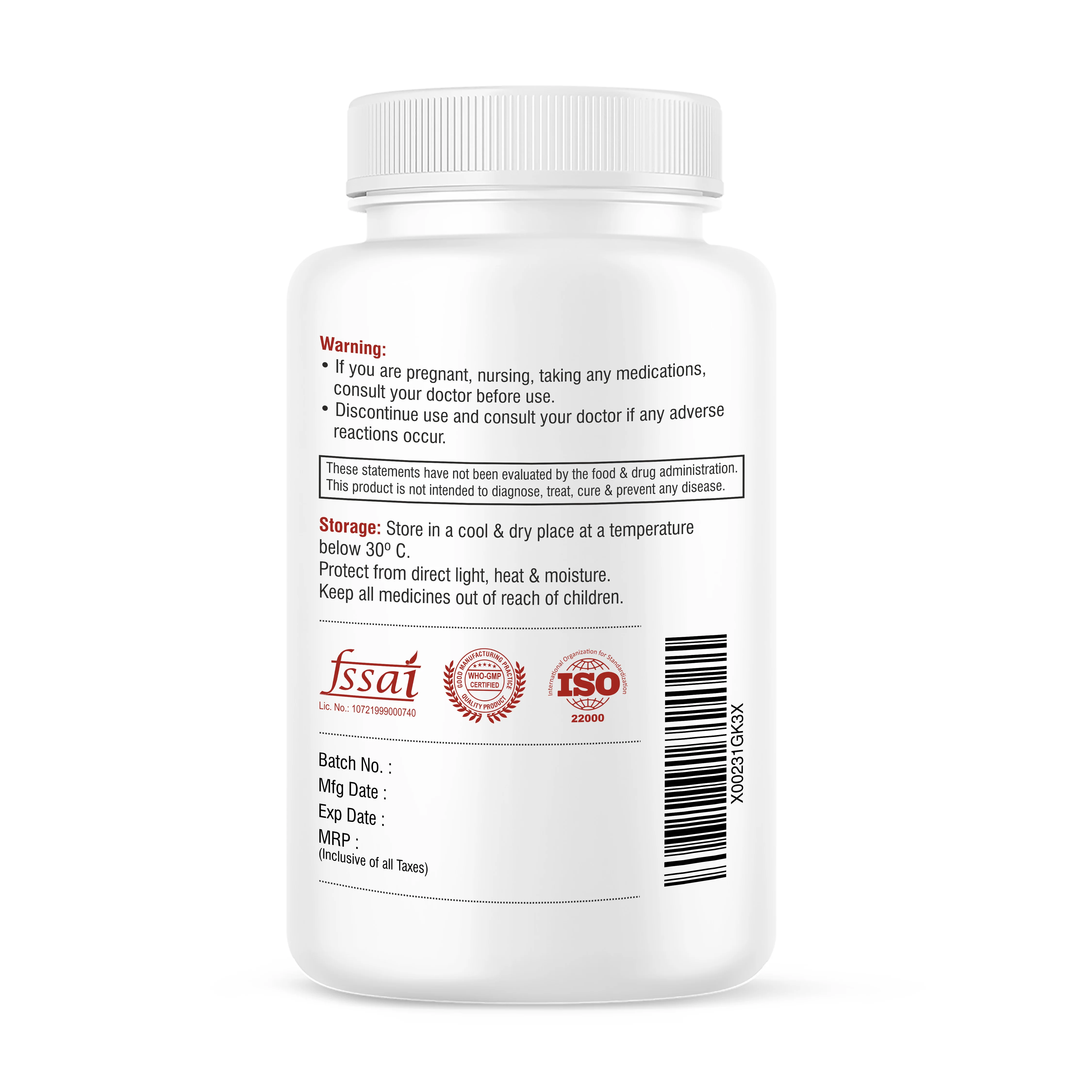 Biotrex Chelated Iron + Vitamin C, B12, Folic Acid & Zinc, Boost Hemoglobin Levels & Improves Concentration Levels, Energy & Blood Building - 120 Vegetarian Tablets - Image 3