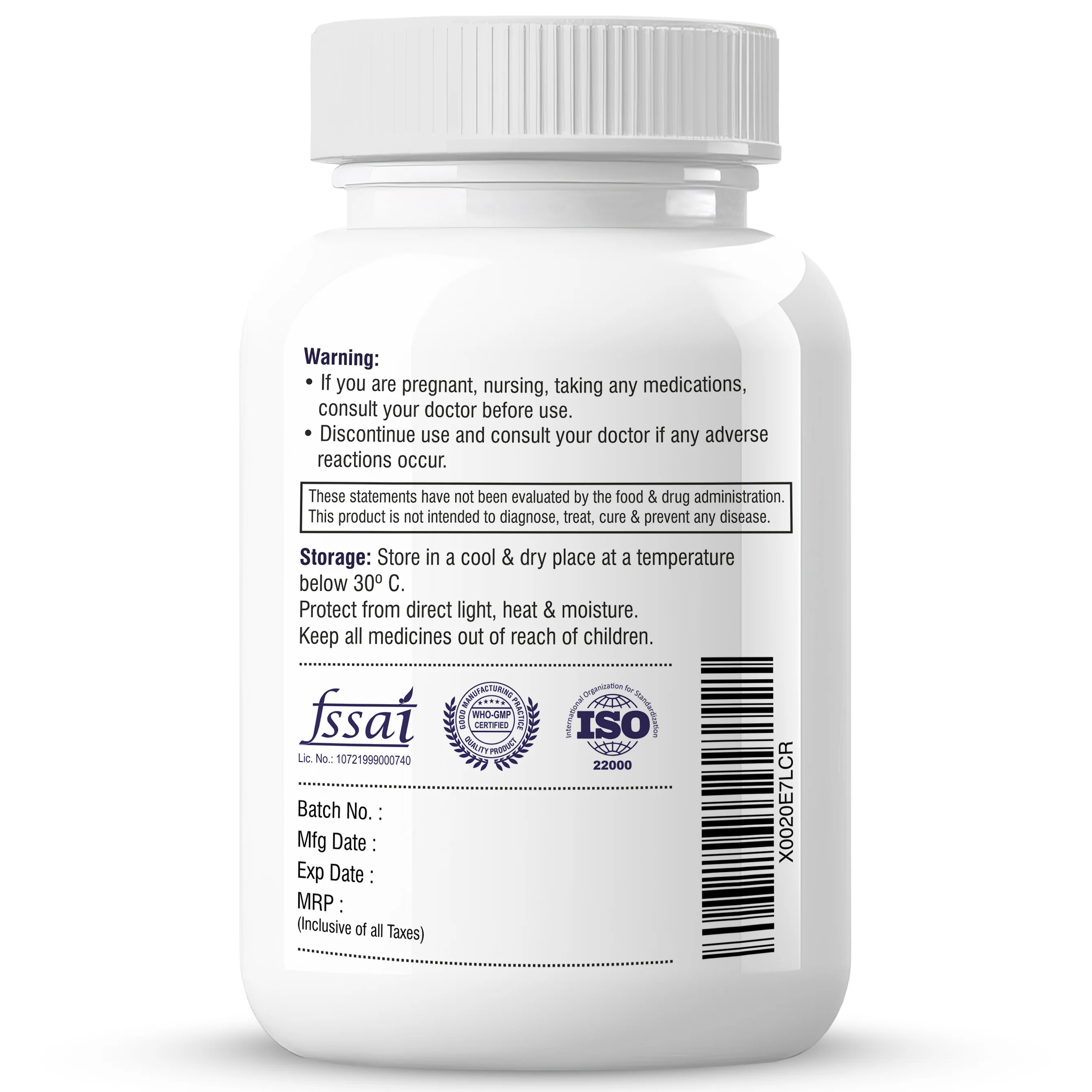 Biotrex Magnesium L-Threonate, Supports Brain Health & Cognitive Function, Highly Bioavailable Magnesium - 30 Veg Capsules - Image 8