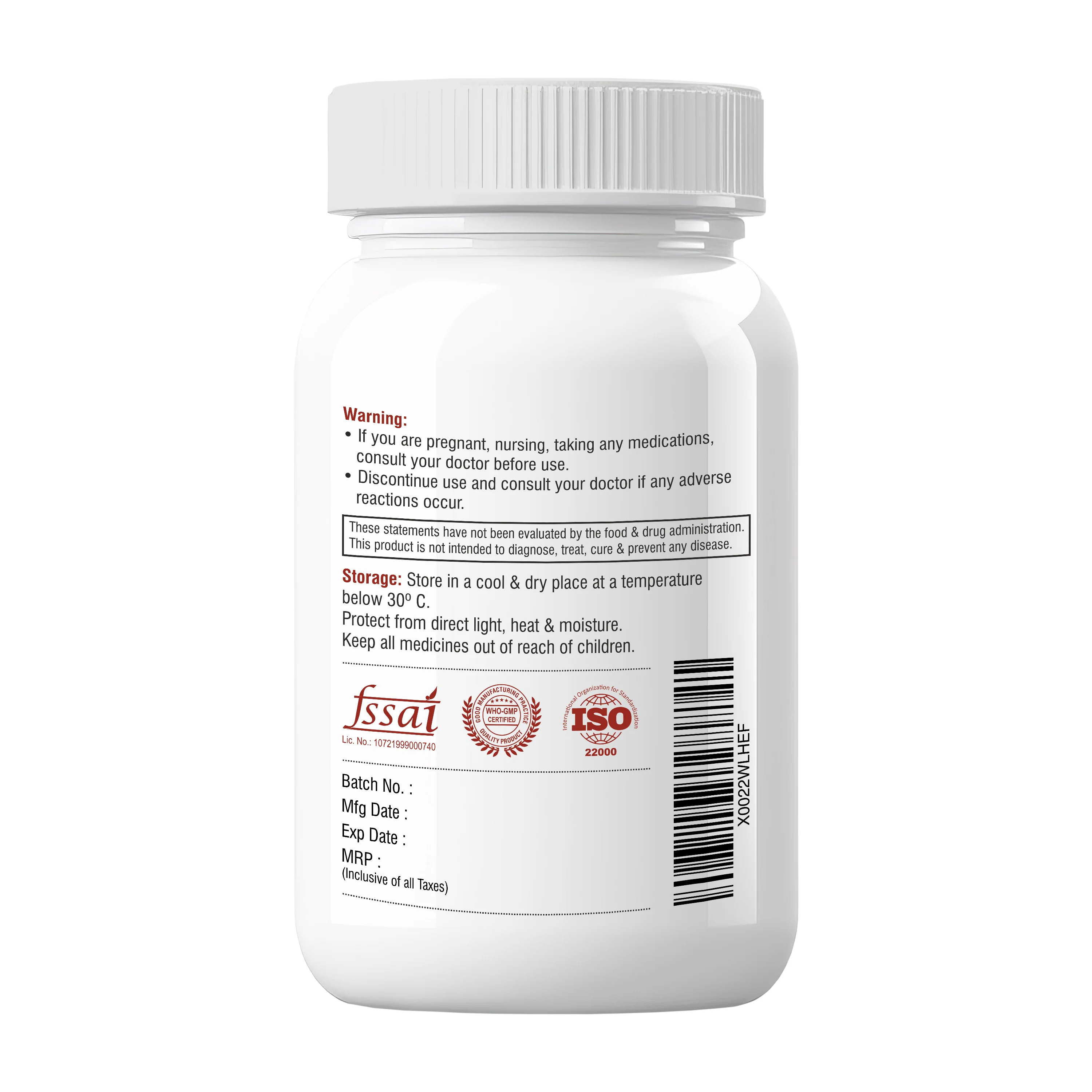 Biotrex Myo Inositol 750mg, Pcos, Brain & Nerve Health, 99% High Purity Grade Inositol, Fat Metabolism - 60 Vegetarian Capsules - Image 4