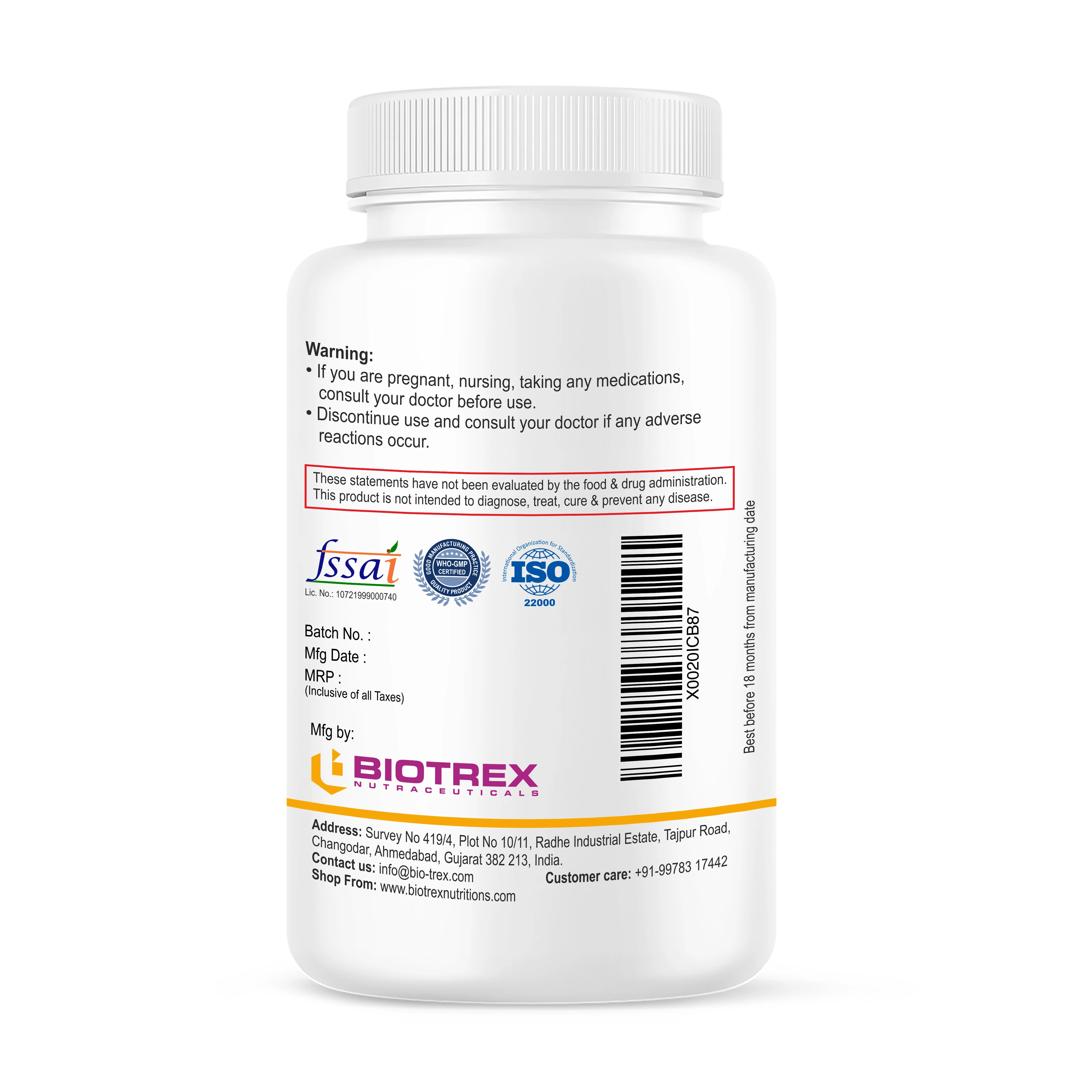 Biotrex Vitamin K2 as Mk-7 55mcg | Supports Bone Health | Promotes Heart Health | 120 Veg Capsules - Image 3