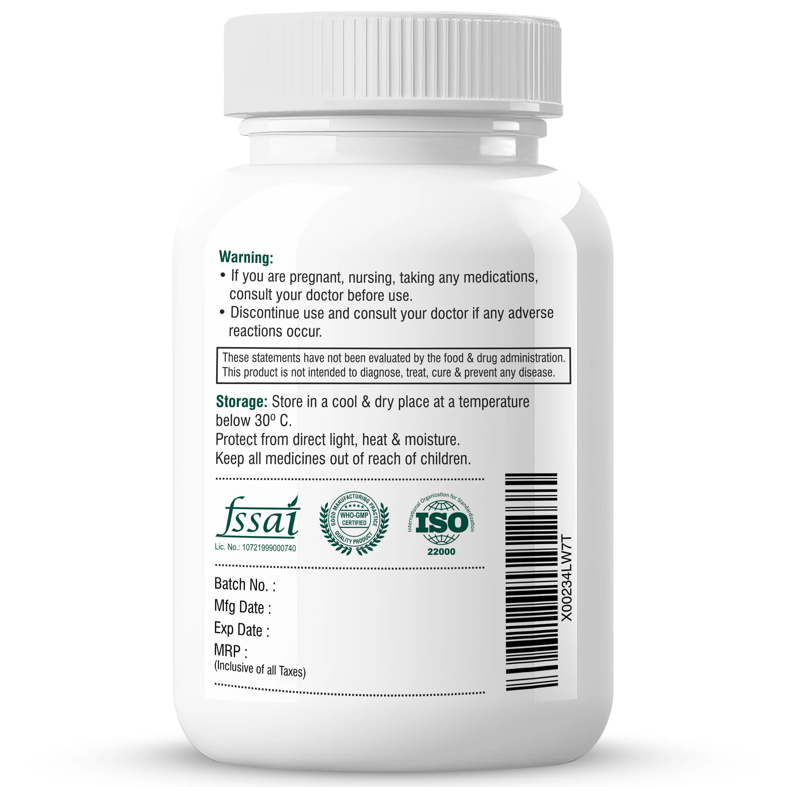Biotrex PCOS Supplement for women With 40:1 Ratio, High Purity Pharma Grade Ingredients 2000mg Myo-Inositol to 50mg D-Chiro-Inositol - 60 Vegetarian Tablets - Image 8