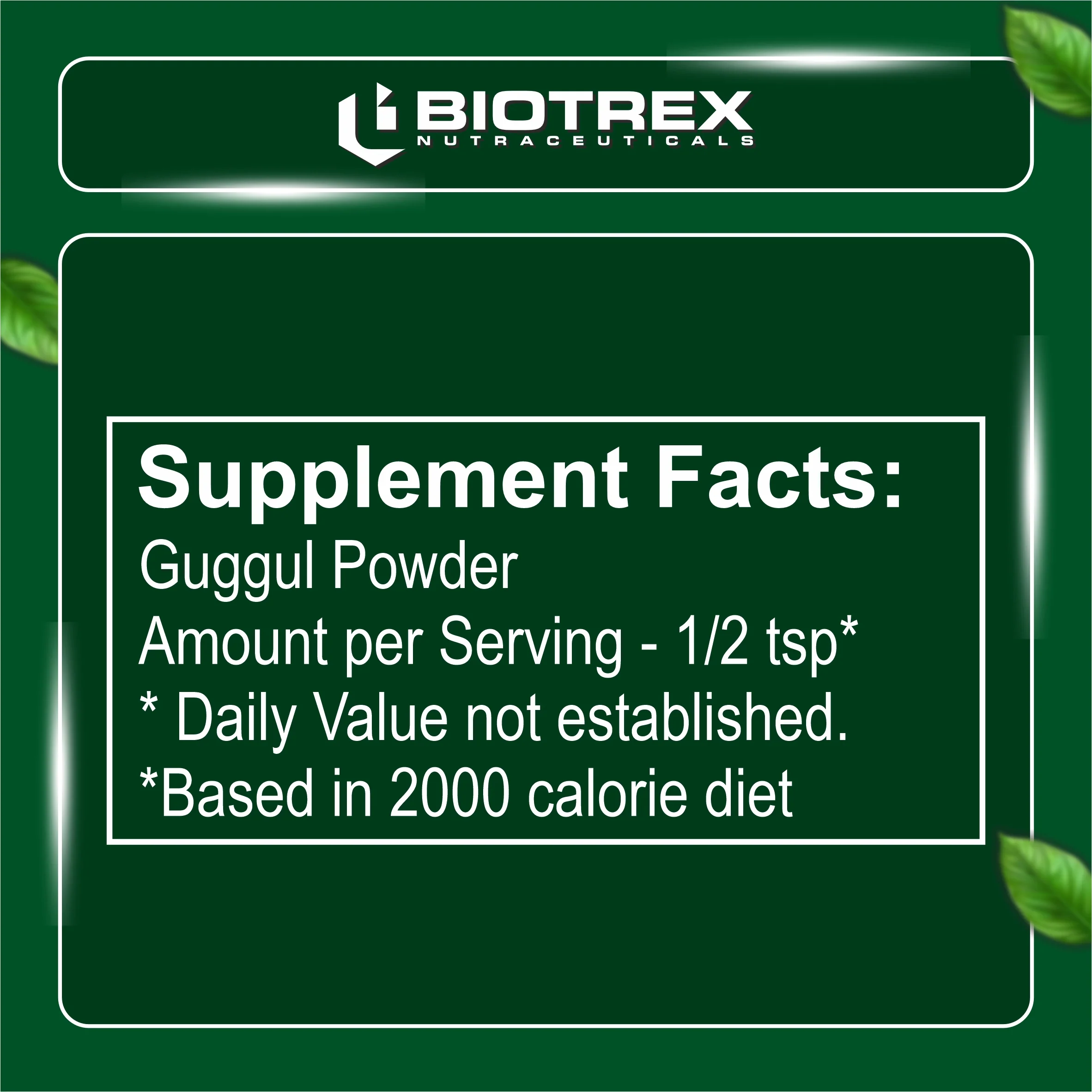 Nutriosys Guggul Herbal Powder - 200gram, Reduce Cholesterol, Helps In Weight Managment - Image 2